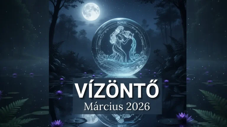 Read more about the article VÍZÖNTŐ horoszkóp – 2026 március